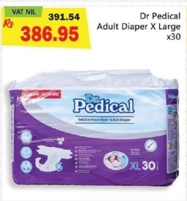 Dr Pedical Adult Diaper X Large x30