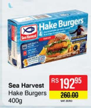 Sea Harvest Hake Burgers