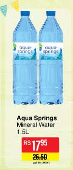 Aqua Springs Mineral Water
