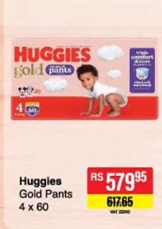 Huggies Gold Pants 4 x 60