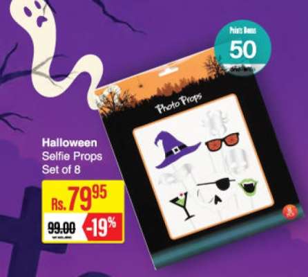 Halloween Selfie Props Set of 8