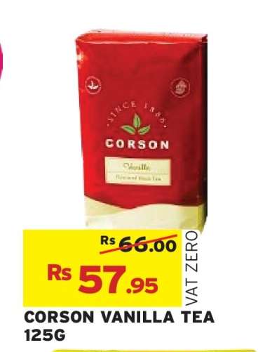 CORSON VANILLA TEA 125G