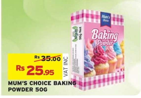 MUM’S CHOICE BAKING POWDER 50G
