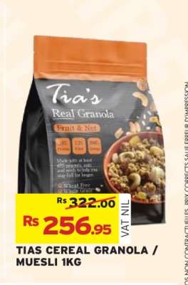 TIAS CEREAL GRANOLA / MUESLI 1KG