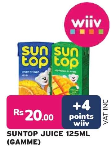 Suntop Juice 125ml (Gamme)