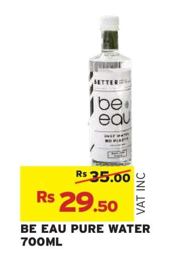 BE EAU PURE WATER 700ML