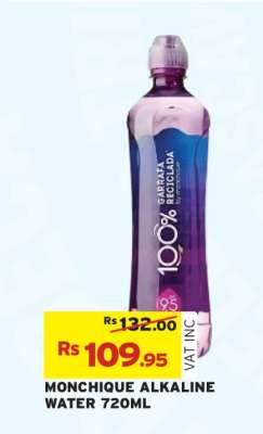 MONCHIQUE ALKALINE WATER 720ML