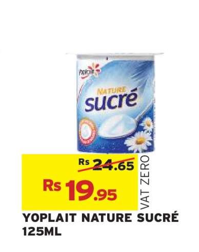 Yoplait Nature Sucre