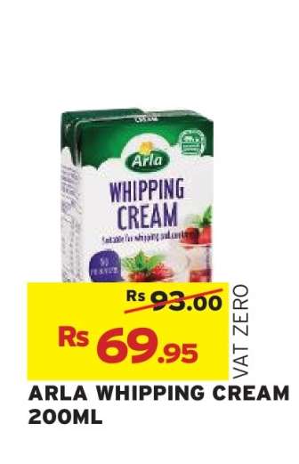 ARLA WHIPPING CREAM 200ML