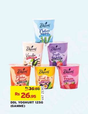 DDL YOGHURT 125G (GAMME)