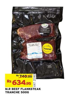 M.R BEEF FLANKSTEAK TRANCHE 500G