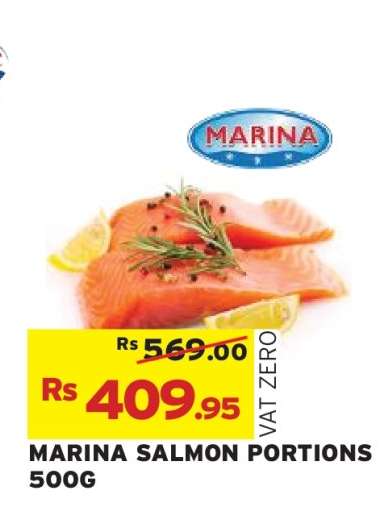 MARINA SALMON PORTIONS 500G