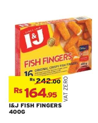I&J FISH FINGERS 400G
