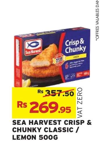 SEA HARVEST CRISP & CHUNKY CLASSIC / LEMON 500G