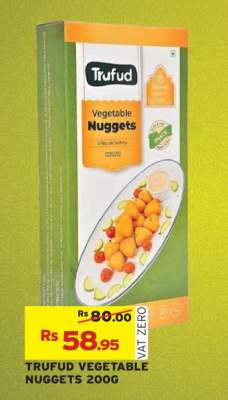 TRUFUD VEGETABLE NUGGETS 200G