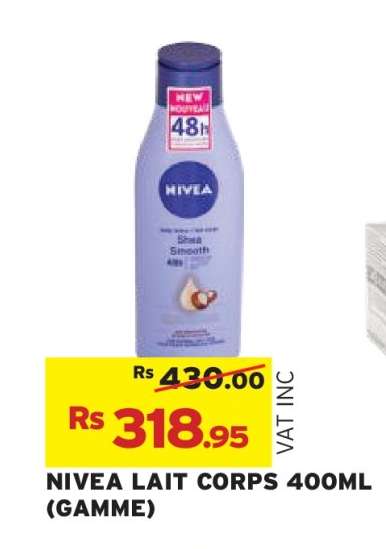 NIVEA LAIT CORPS 400ML (GAMME)