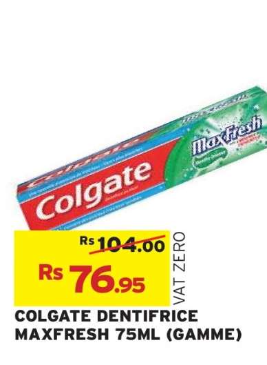 COLGATE DENTIFRICE MAXFRESH 75ML (GAMME)
