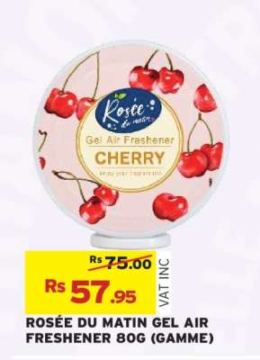 ROSEE DU MATIN GEL AIR FRESHENER 80G (GAMME)
