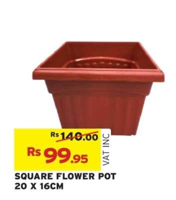 SQUARE FLOWER POT