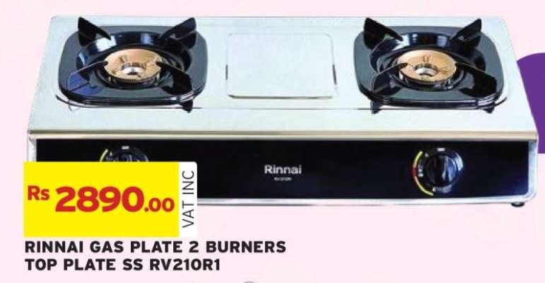 Rinnai Gas Plate 2 Burners