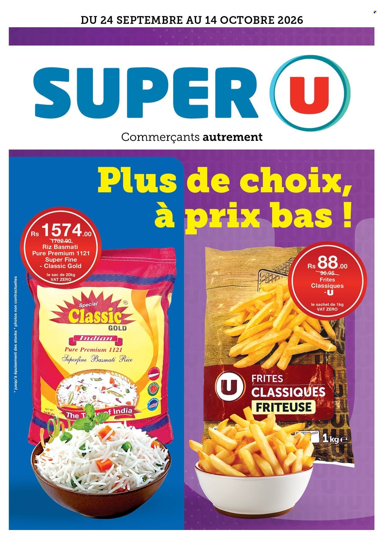 Super U catalogue - 24.09.2026 - 14.10.2026. Page 1