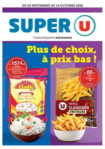 Super U Catalogue - 24.09.2026 - 14.10.2026.