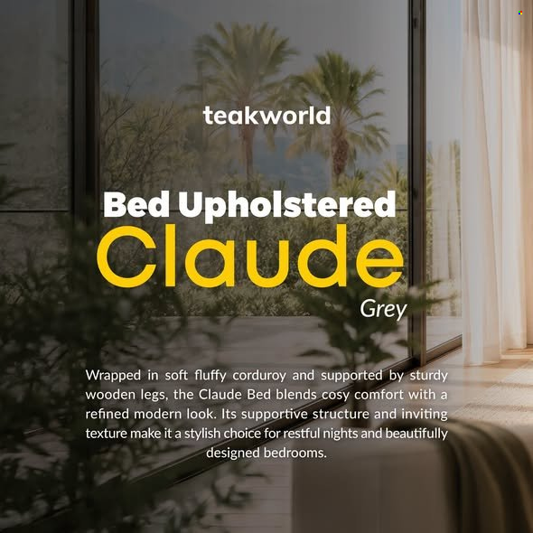 Teak World catalogue. Page 1