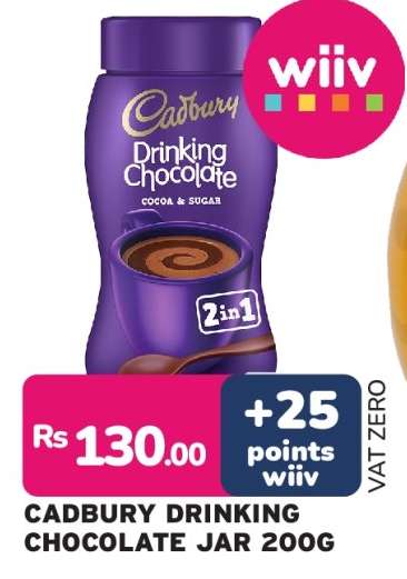 Cadbury Drinking Chocolate Jar 200g