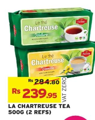 LA CHARTREUSE TEA 500G (2 REFS)