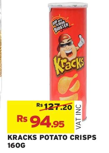 KRACKS POTATO CRISPS 160G