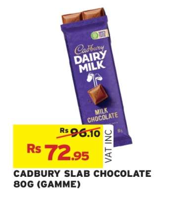CADBURY SLAB CHOCOLATE 80G (GAMME)