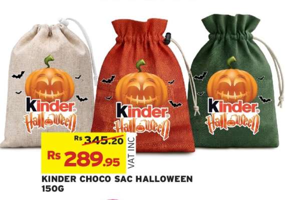 KINDER CHOCO SAC HALLOWEEN 150G