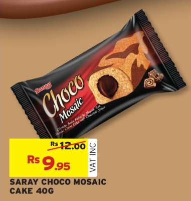SARAY CHOCO MOSAIC CAKE 40G