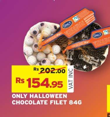 ONLY HALLOWEEN CHOCOLATE FILET 84G