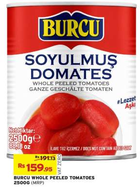 BURCU WHOLE PEELED TOMATOES