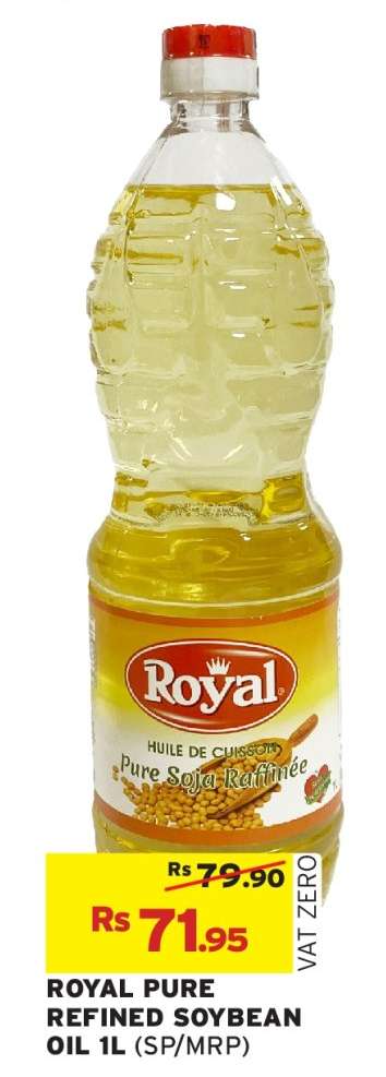 ROYAL PURE REFINED SOYBEAN OIL 1L