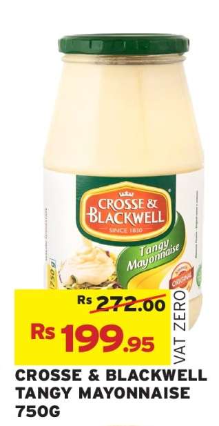 CROSSE & BLACKWELL TANGY MAYONNAISE 750G