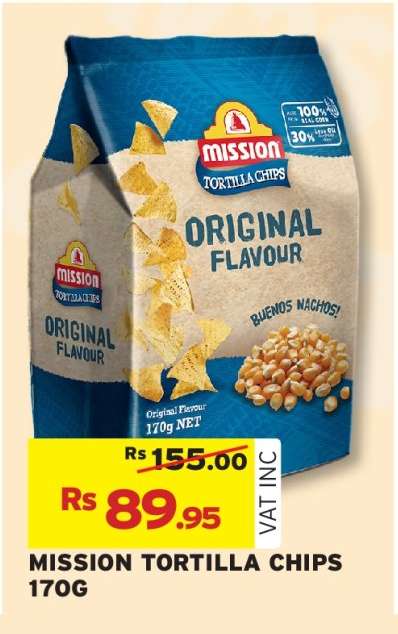 MISSION TORTILLA CHIPS 170G
