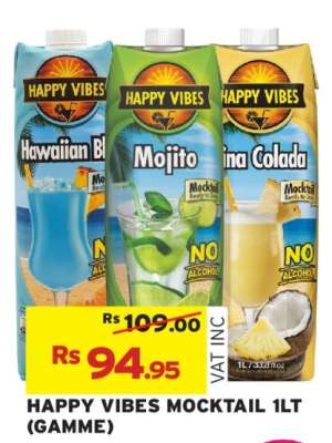 HAPPY VIBES MOCKTAIL 1LT (GAMME)