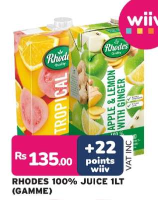 RHODES 100% JUICE 1LT (GAMME})