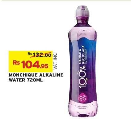 MONCHIQUE ALKALINE WATER 720ML