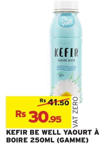 KEFIR BE WELL YAOURT A BOIRE 250ML (GAMME)
