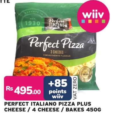 PERFECT ITALIANO PIZZA PLUS CHEESE / 4 CHEESE / BAKES 450G