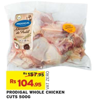 PRODIGAL WHOLE CHICKEN CUTS 500G