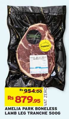 AMELIA PARK BONELESS LAMB LEG TRANCHE 500G