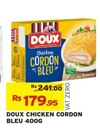 Doux Chicken Cordon Bleu 400g