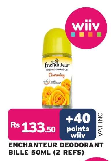 ENCHANTEUR DEODORANT BILLE 50ML (2 REFS)