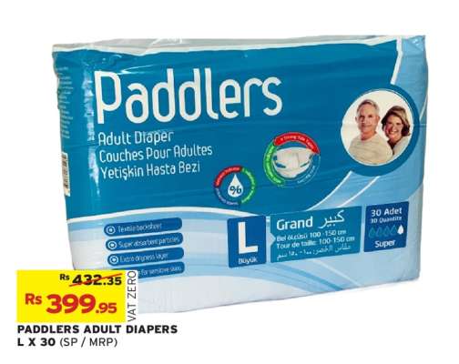 PADDLERS ADULT DIAPERS