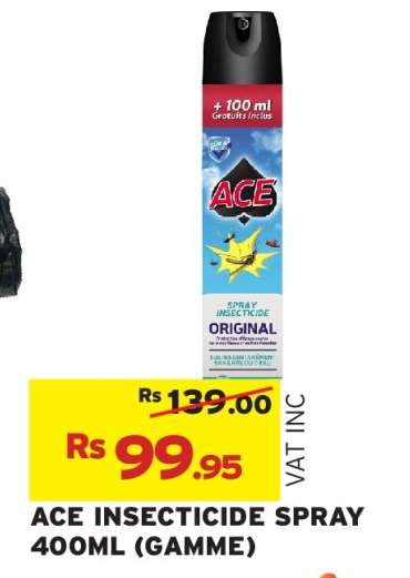 ACE INSECTICIDE SPRAY 400ML (GAMME)