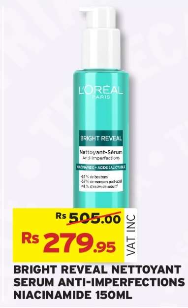 BRIGHT REVEAL NETTOYANT SERUM ANTI-IMPERFECTIONS NIACINAMIDE 150ML
